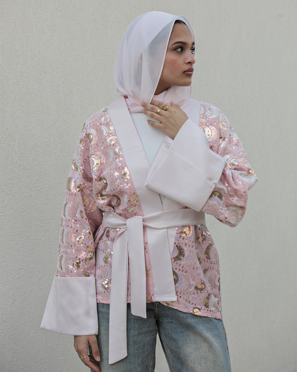 Lunar Pink Kaftan