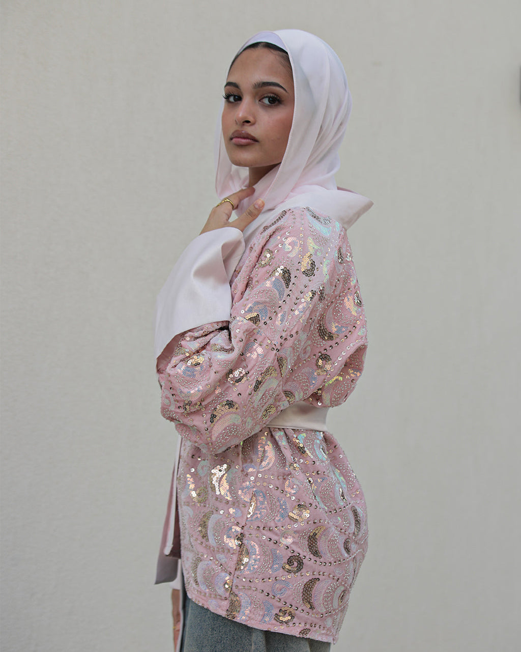 Lunar Pink Kaftan