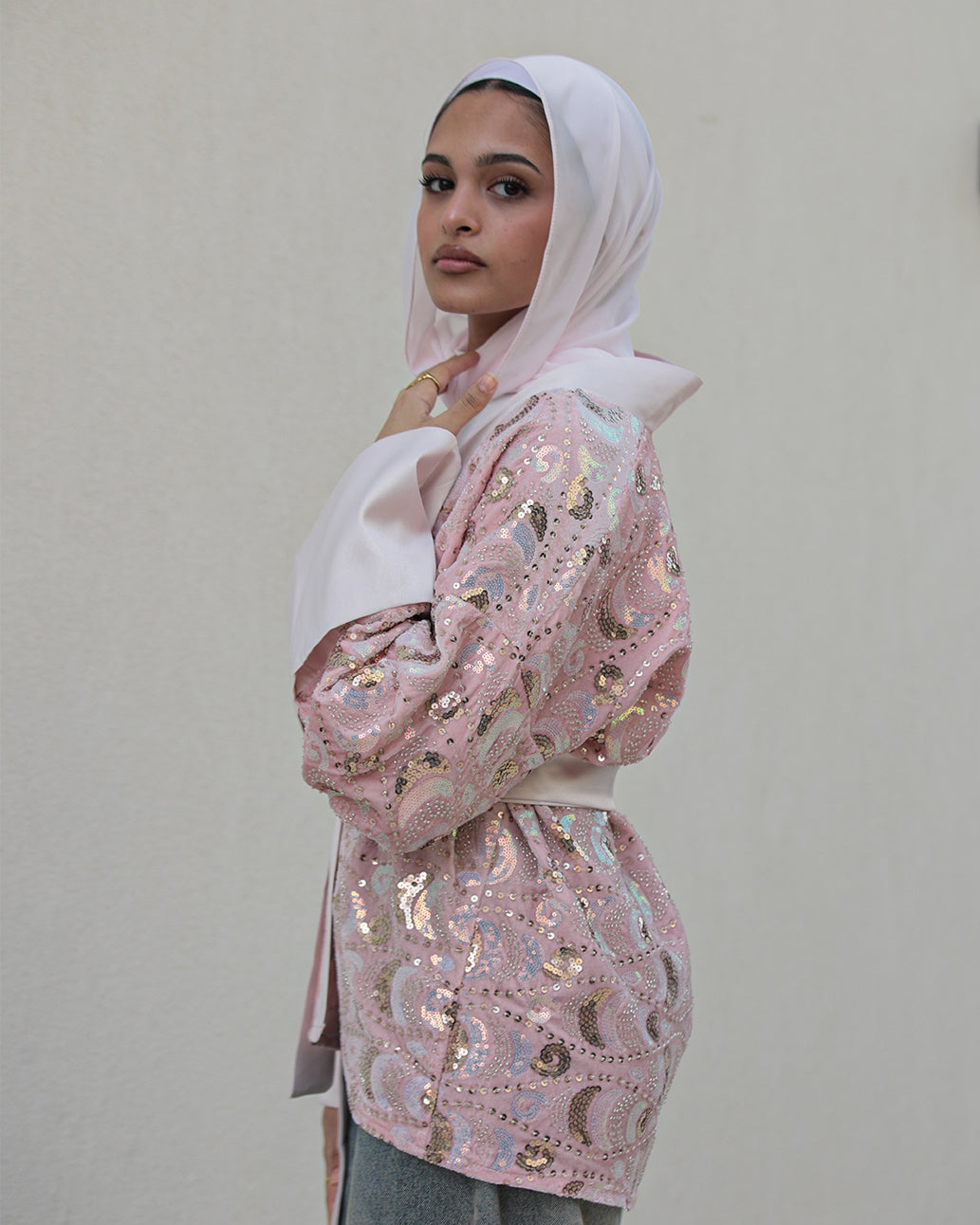 Lunar Pink Kaftan