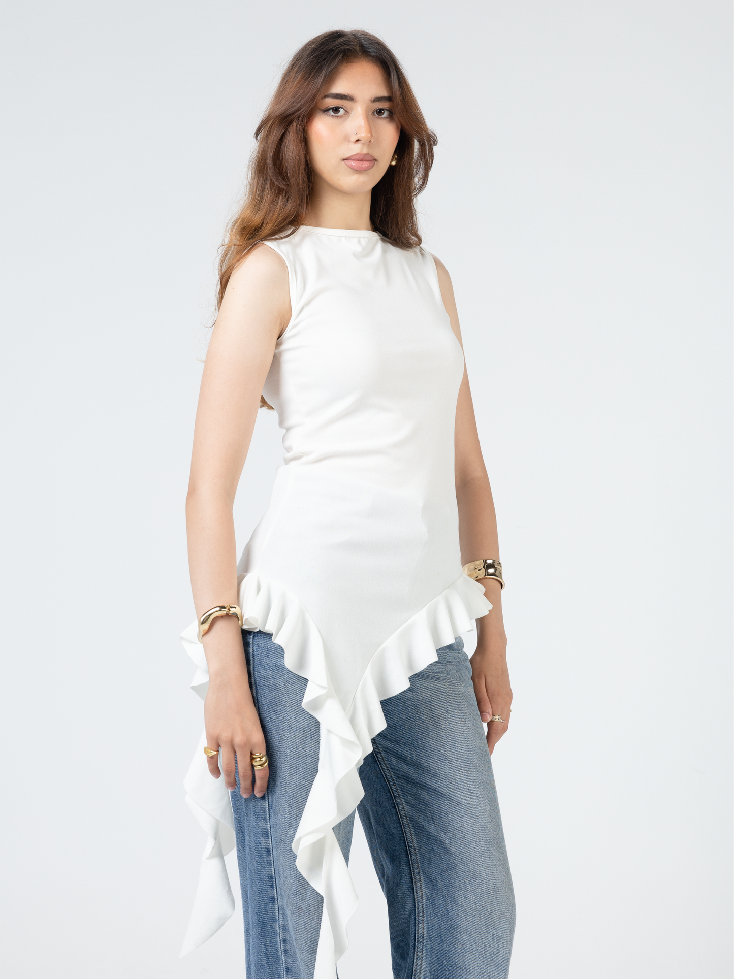 Ruffle Edge Top (Pre-order)